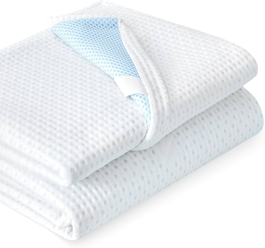 Subrtex 3 Inch Mattress Topper Cover (Only Cover) Mattress Topper Protector Bedding Rayon Made fr... | Amazon (US)