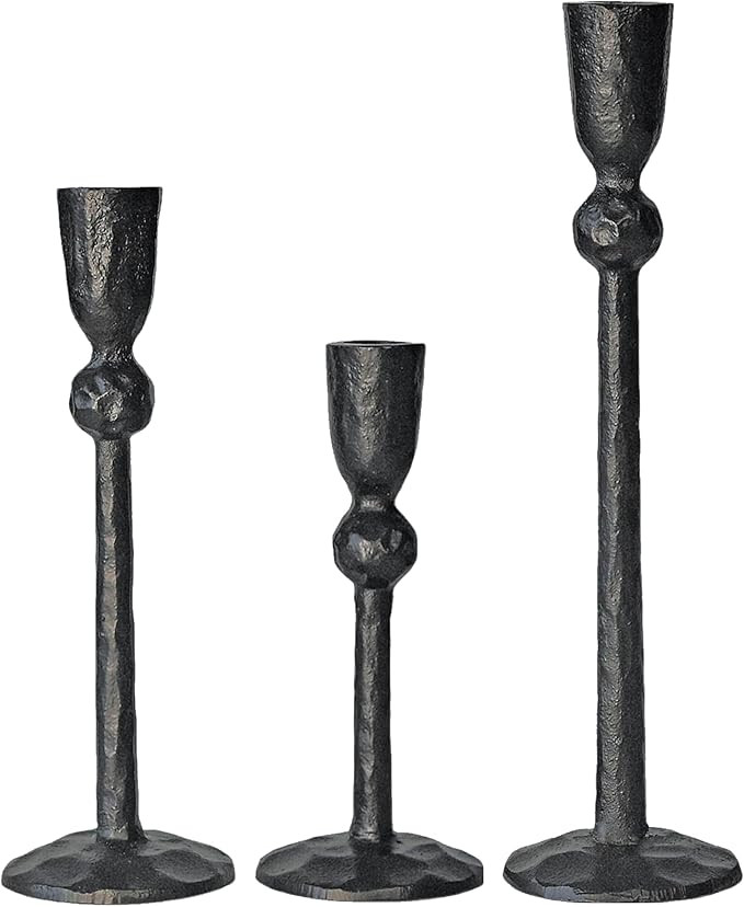 Iron Taper Candle Holder Decorative Candle Stand, Candle Sticks Holder Decor Candlestick Holder f... | Amazon (US)