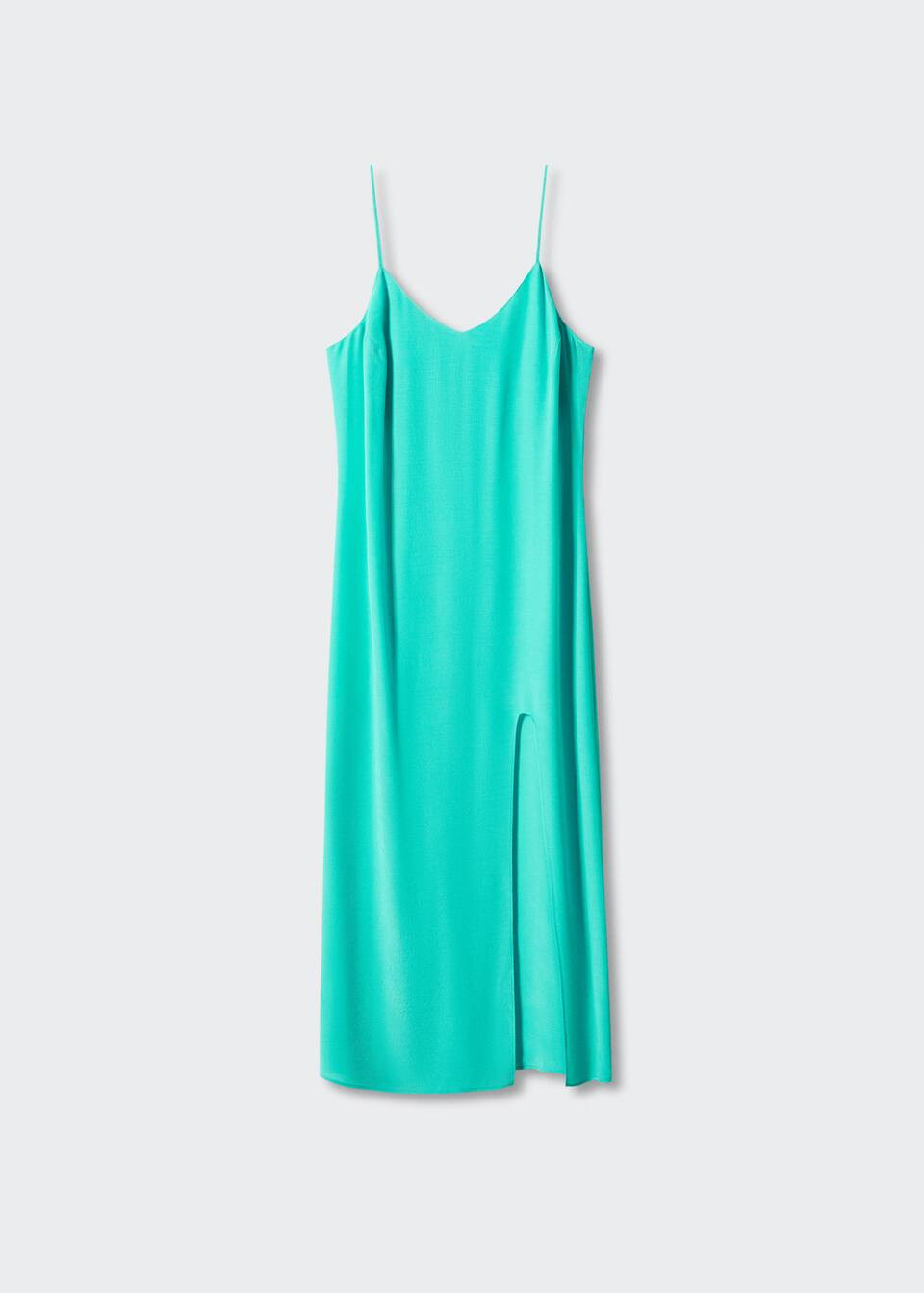 Vestito midi spacco -  Donna | Mango Italia | Mango IT