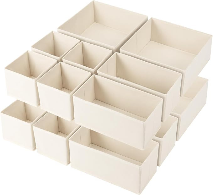 Drawer Organizer Clothes,16 Pack Underwear Drawer Organizers, Foldable Closet Organizers and Stor... | Amazon (US)