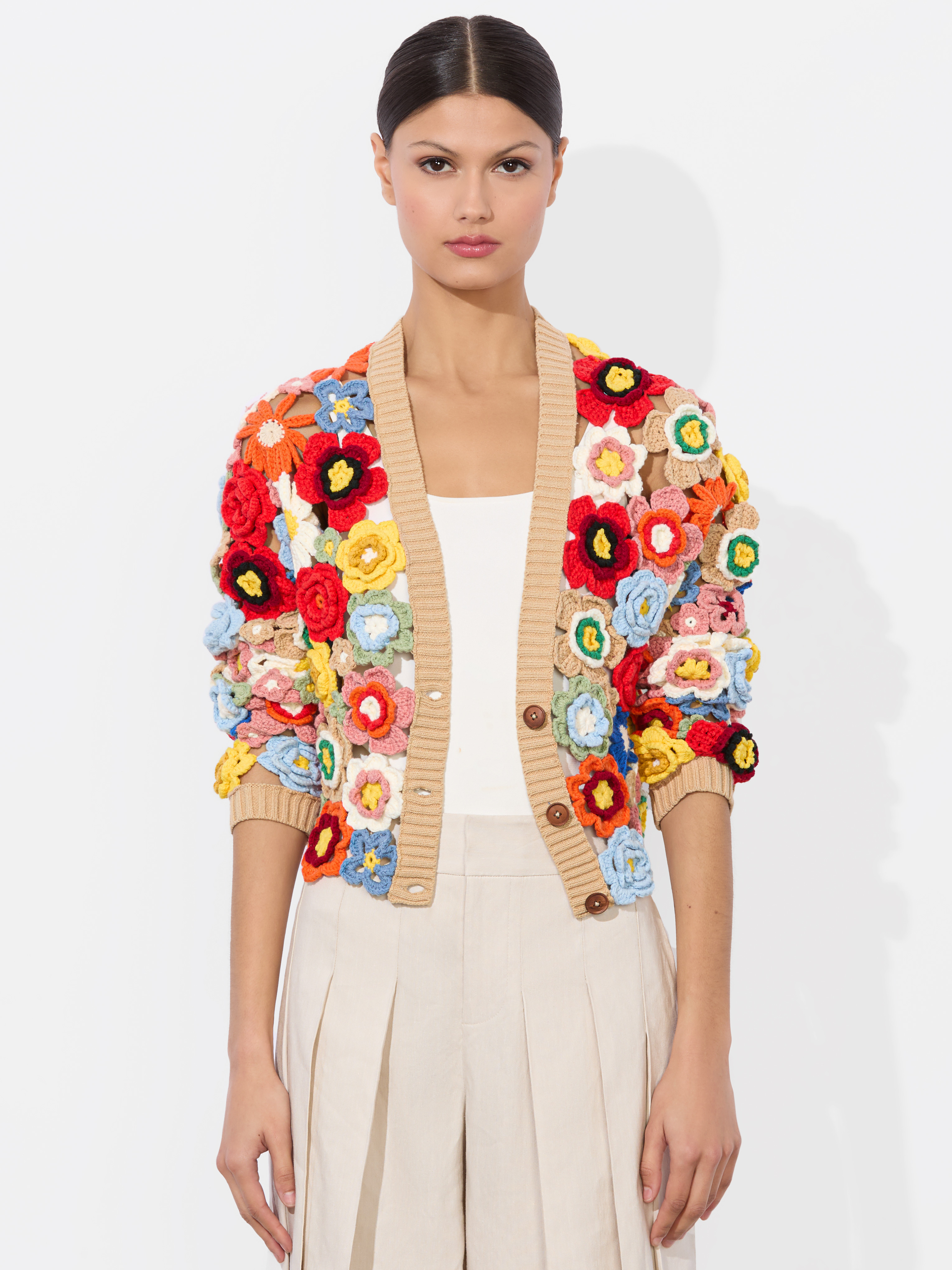 alice + olivia BRADLEY SHORT CARDIGAN | Alice + Olivia