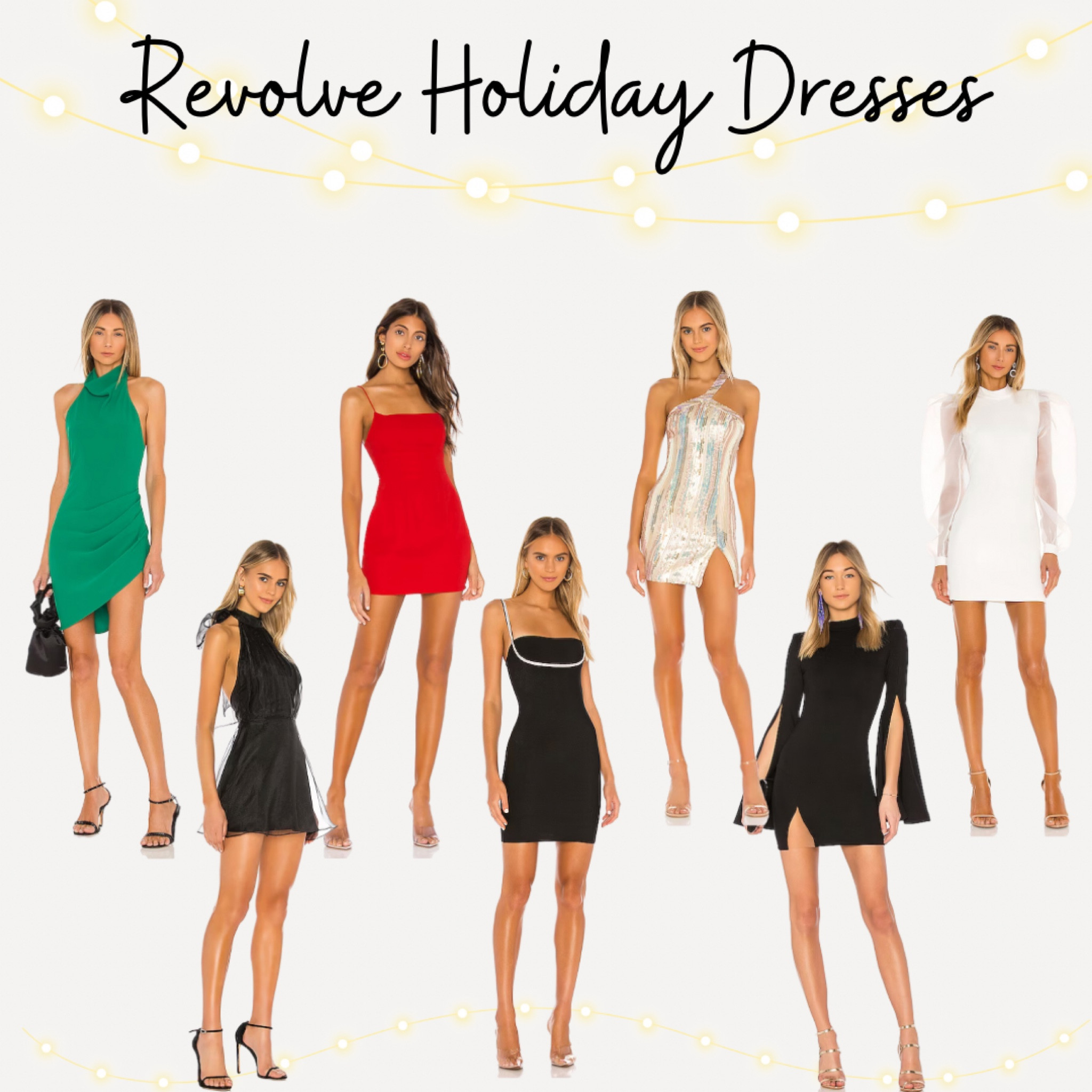 Holiday parties are right around the corner! #revolve #holiday #dresses #cocktaildresses 

#LTKfindsunder100 #LTKSeasonal #LTKHoliday