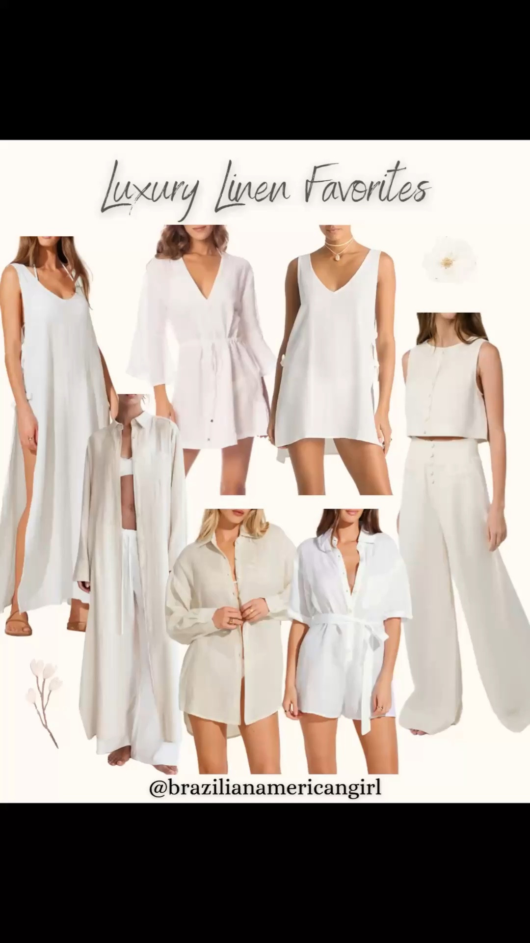 Luxury Linen Favorites

#LTKSeasonal #LTKSwim #LTKootd