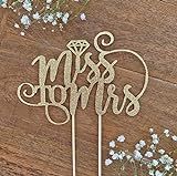 Miss to Mrs Cake Topper, Bridal Shower Topper, Bride to Be, Miss to Mrs, Bridal Shower Decoration, W | Amazon (US)