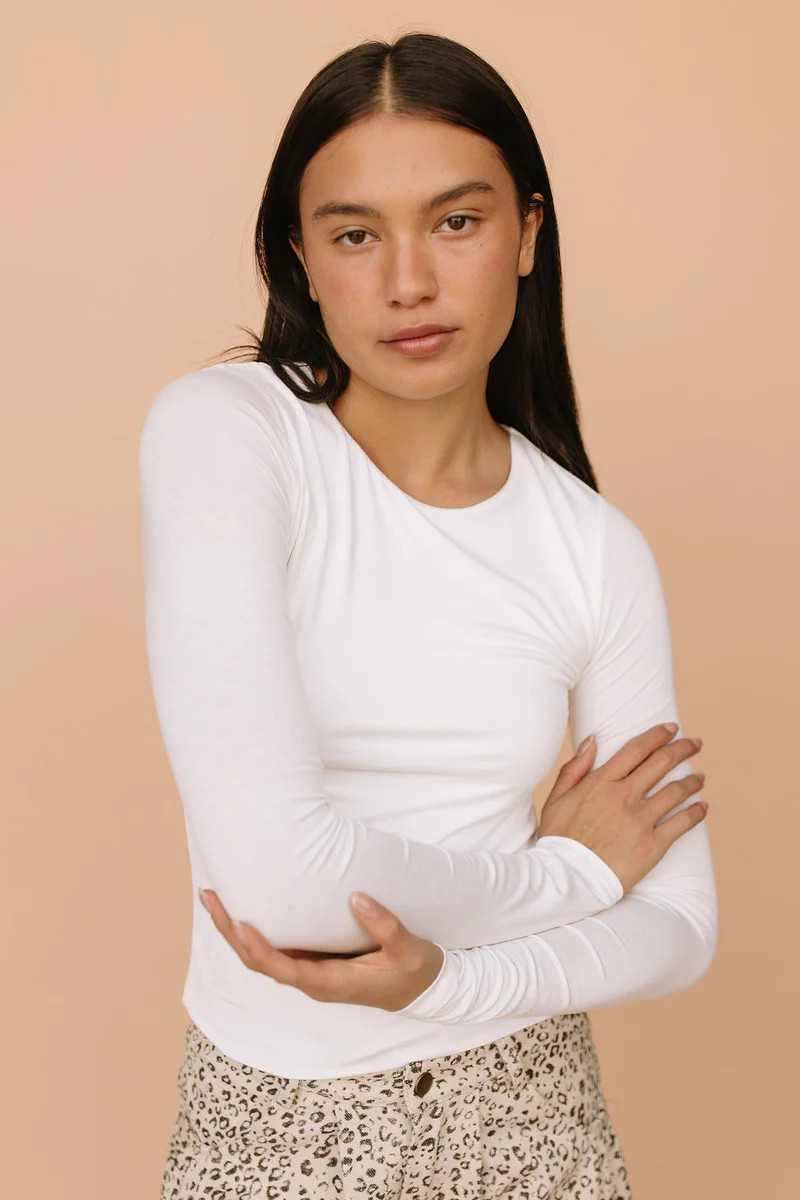 Remi Top in White | Henly