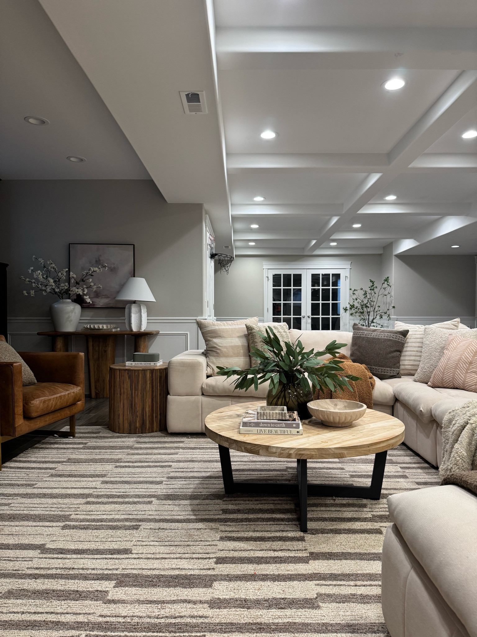 Basement views! I found similar coffee table to ours here! @jossandmain #jossandmain #jossandmainpartner #basement #coffeetable #coffeetabledecor 

#LTKSaleAlert #LTKHome #LTKMostLoved