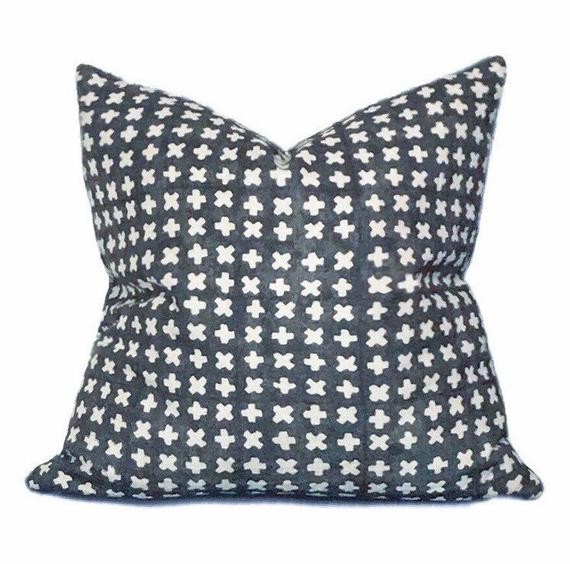 Bastideaux Bogo in Midnight // Designer Throw Pillow // Tribal | Etsy | Etsy (US)