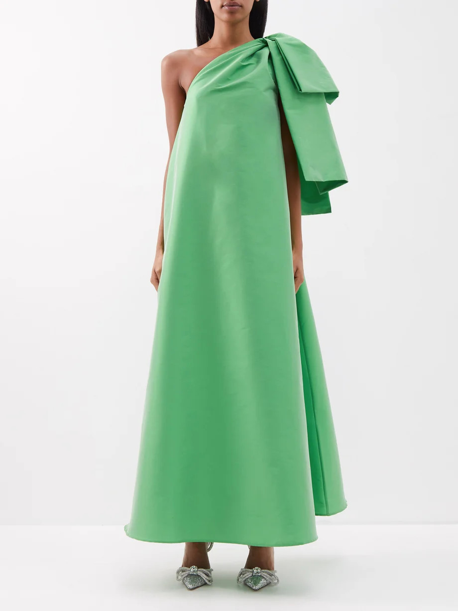 Winne one-shoulder taffeta gown | BERNADETTE | Matches (US)