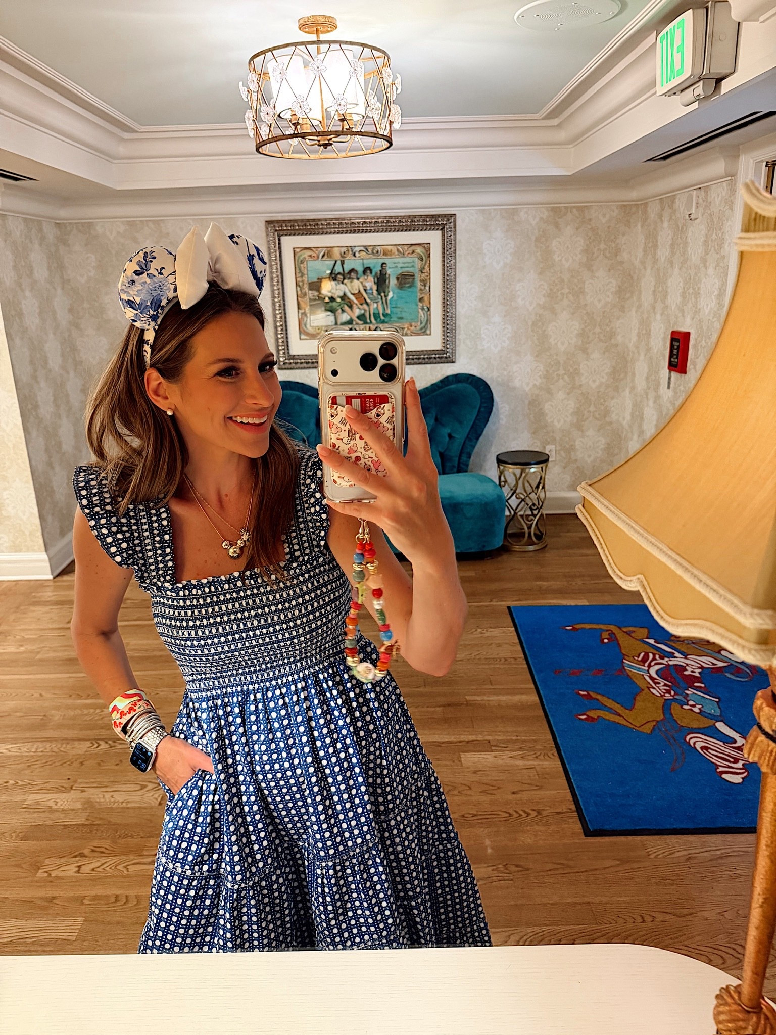 My Disney resort ootd! I’m in a small Ellie nap dress, ears by Eden, sandals and accessories - fits tts. 

#LTKootd #LTKSeasonal #LTKTravel