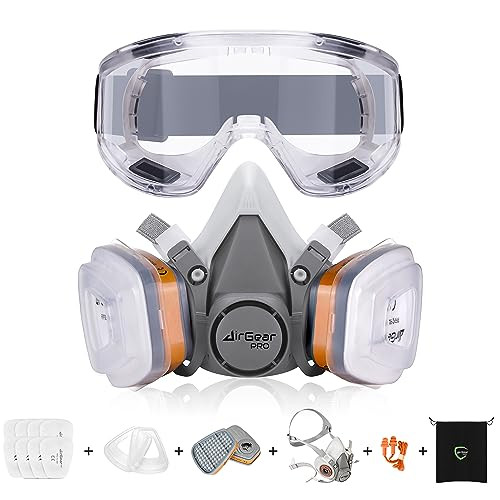 G-500 Reusable Respirator Mask with A1P2 Filters | Anti-Dust Mask Ideal for Painting, Woodworking... | Amazon (US)