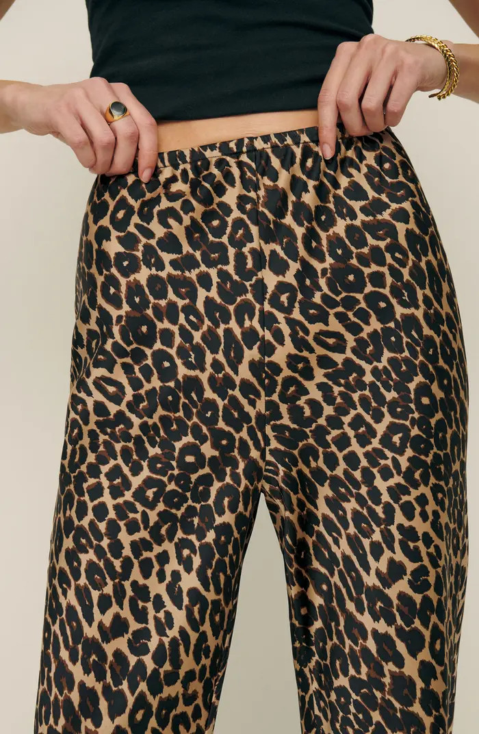 Gale High Waist Satin Pants | Nordstrom