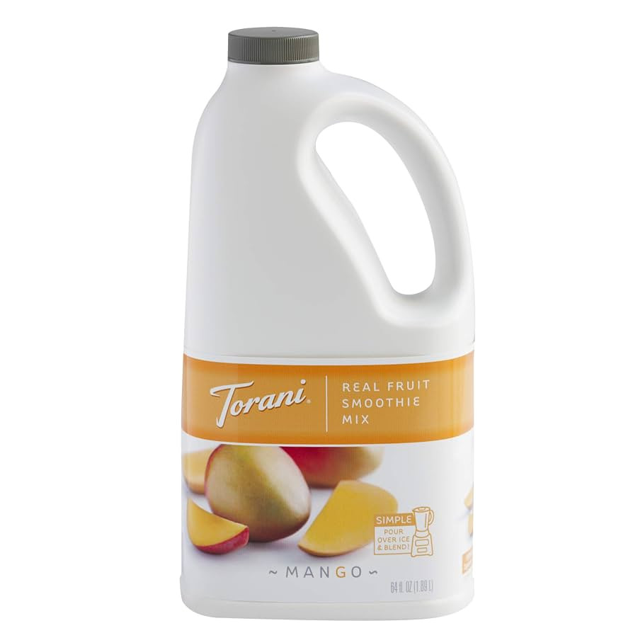 Torani Real Fruit Smoothie Mix, Mango, 64 Ounce | Amazon (US)