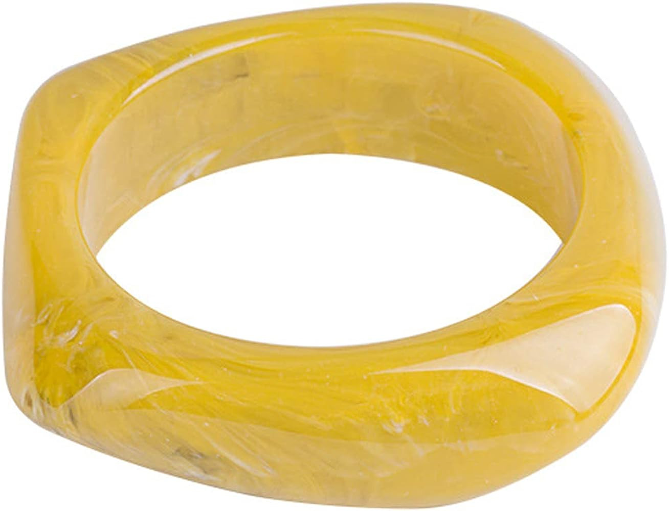 Caiyao Colorful Square Acrylic Resin Bangle Bracelet Wristbands Tortoiseshell Acetate Plate Cuff ... | Amazon (US)