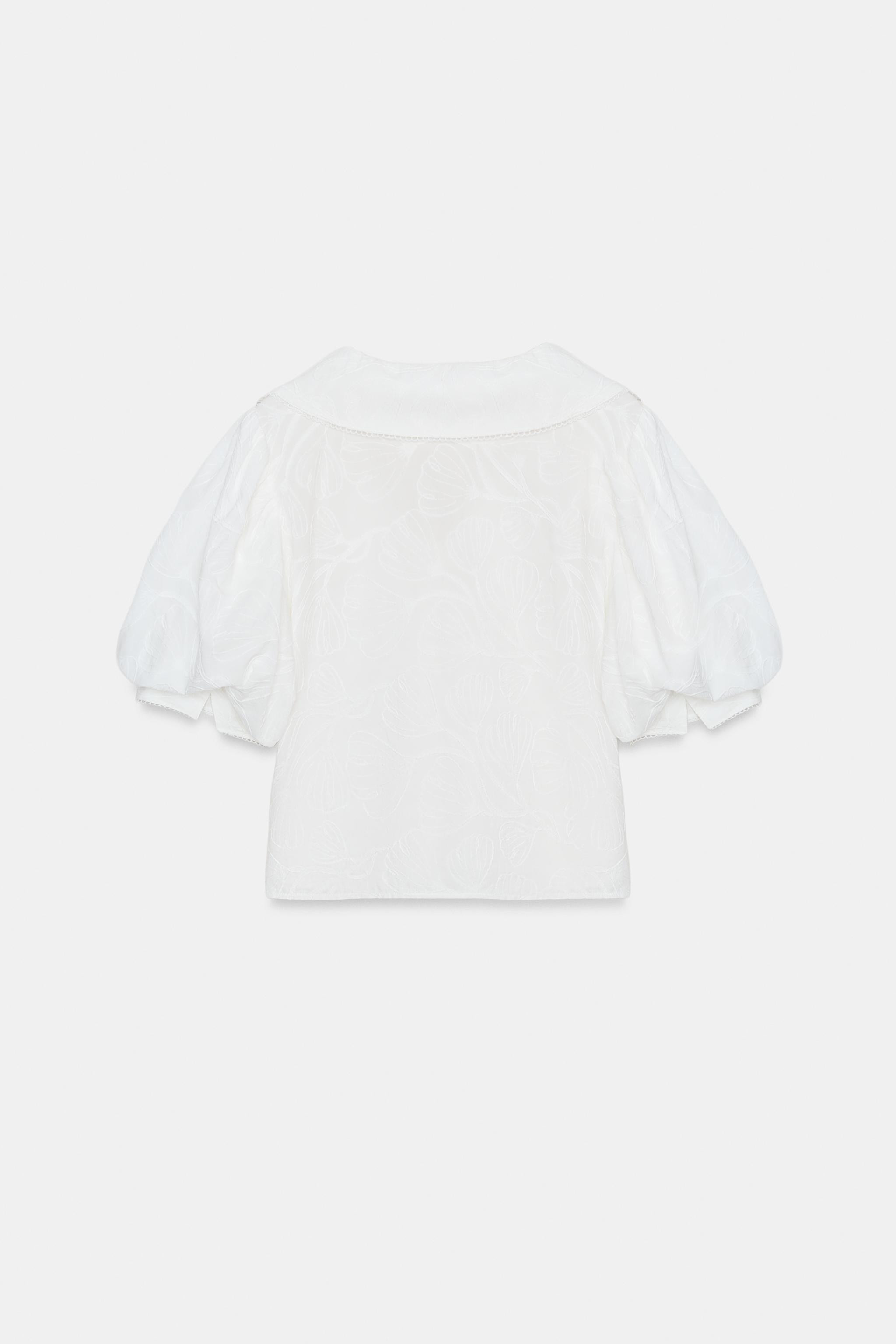 PETER PAN COLLAR BLOUSE | Zara US