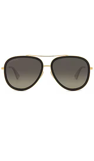 Aviator in Gold & Grey | Revolve Clothing (Global)