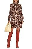 Derek Lam Collective RTR Design Collective Fall Floral Dress, Multicolored, 42 | Amazon (US)