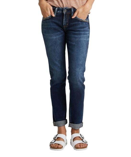 Silver Jeans Co. Women's Denim Pants and Jeans IND - Indigo Boyfriend Jeans - Women | Zulily
