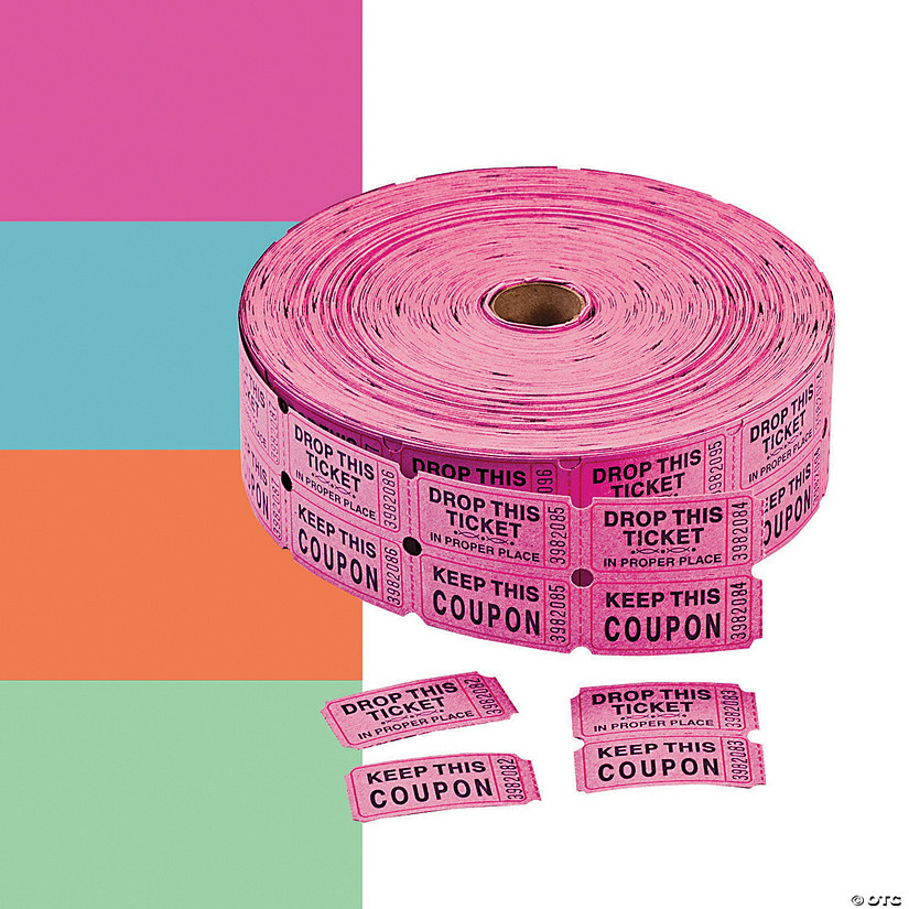 Double Roll Tickets | Oriental Trading Company