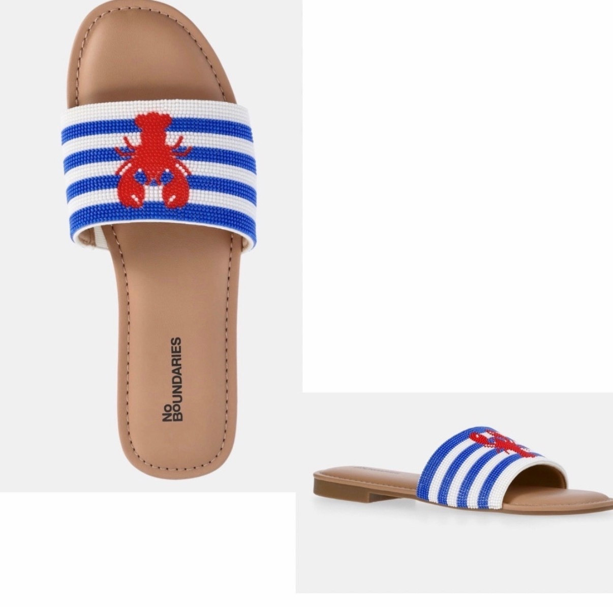 Sandals - found your summer sandals at an amazing price and with a  designer look. 


#lobster #slides #walmart #sandals
#under25 #budgetfriendly #summeroutfit #vacationoutfit  



#LTKOver40 #LTKSeasonal #LTKU