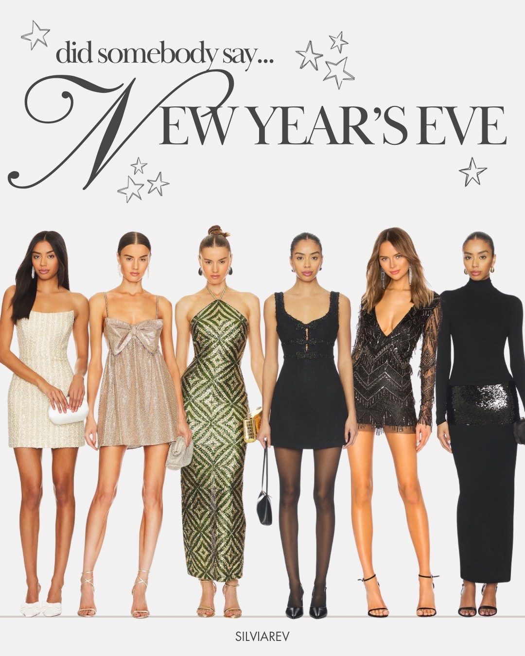 All the glam and sequins for your NYE outfit options! 

#newyears #newyearseve #dresses #sparkly #sequins #lbd #sparklyoutfits #newyearsoutfit #revolve #glam #nye #goingout #dressy #cocktaildress

#LTKWedding #LTKHoliday #LTKSeasonal