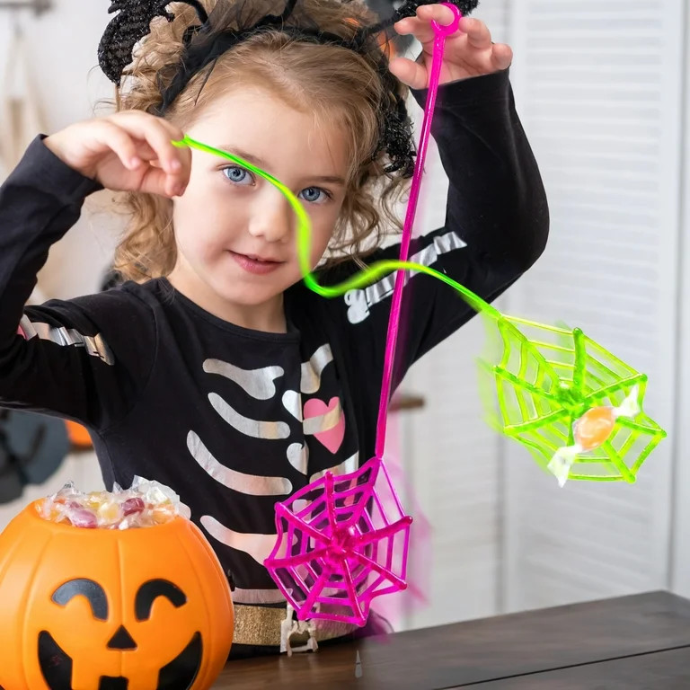 24Pcs Sticky Spider Web Party Favors Pack, 7.5 inches in Total Length, Halloween Party Favors, Gi... | Walmart (US)