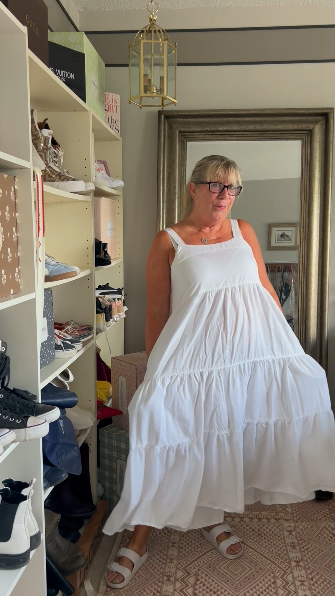Looking for a white summer dress I found the perfect piece. 
Plus perfect t for white nights in the cruise ships 

#LTKFindsUnder50 #LTKOver40 #LTKMidsize