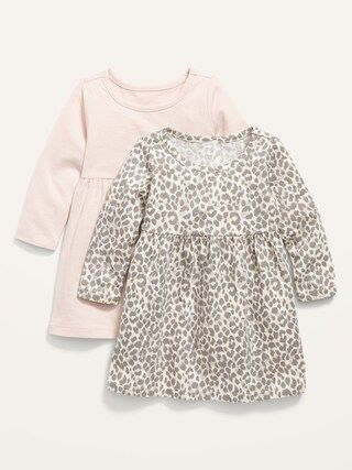 Long-Sleeve Jersey Dress 2-Pack for Baby | Old Navy (US)