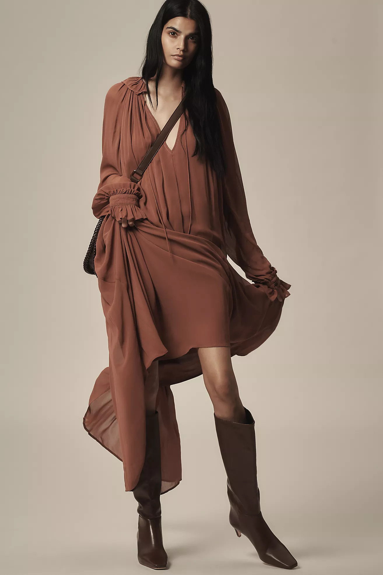 Reformation Remy Kitten-Heel Knee Boots | Anthropologie (US)