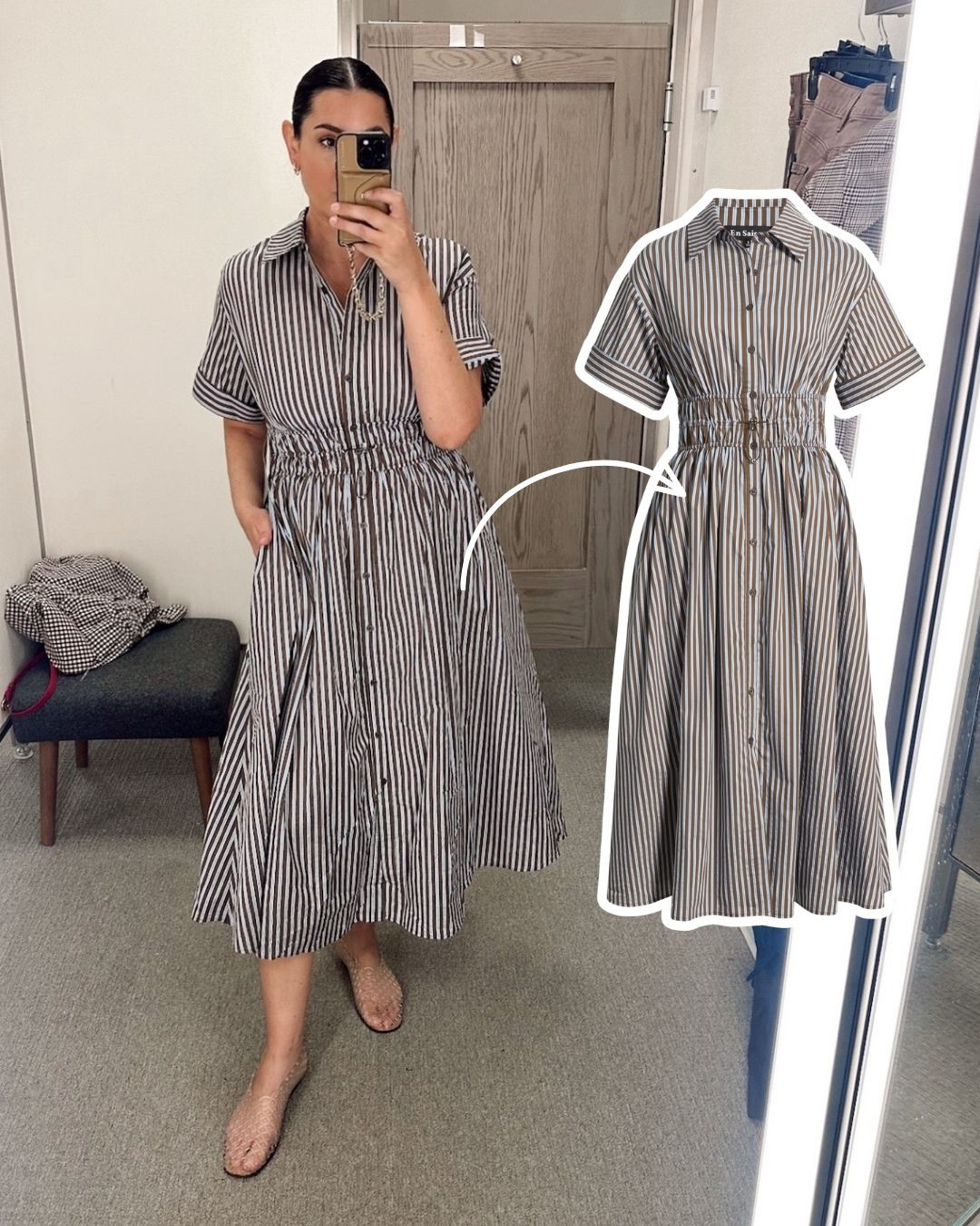 I can't believe this dress is re-stocked! I'm in the large of the dress! Fits like a dream! 

 