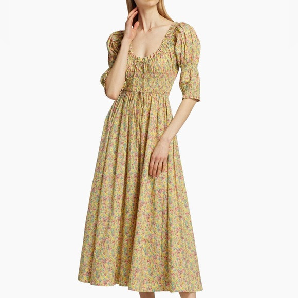 NWOT Doen Ischia Dress in Liberty Print, Size M | Poshmark