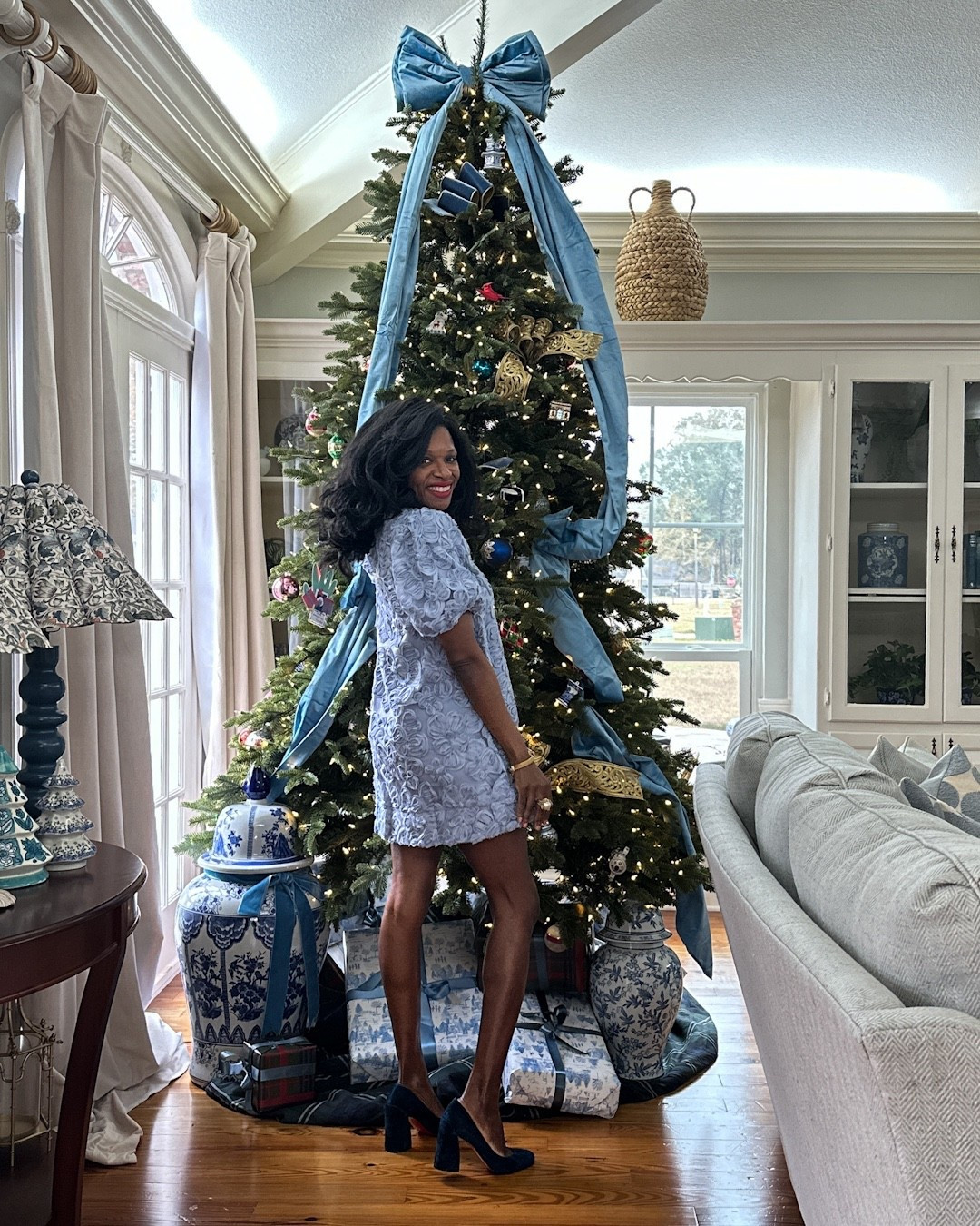 Christmas Dress, Christmas tree, Christmas outfit 

#LTKOver40 #LTKHome #LTKHoliday