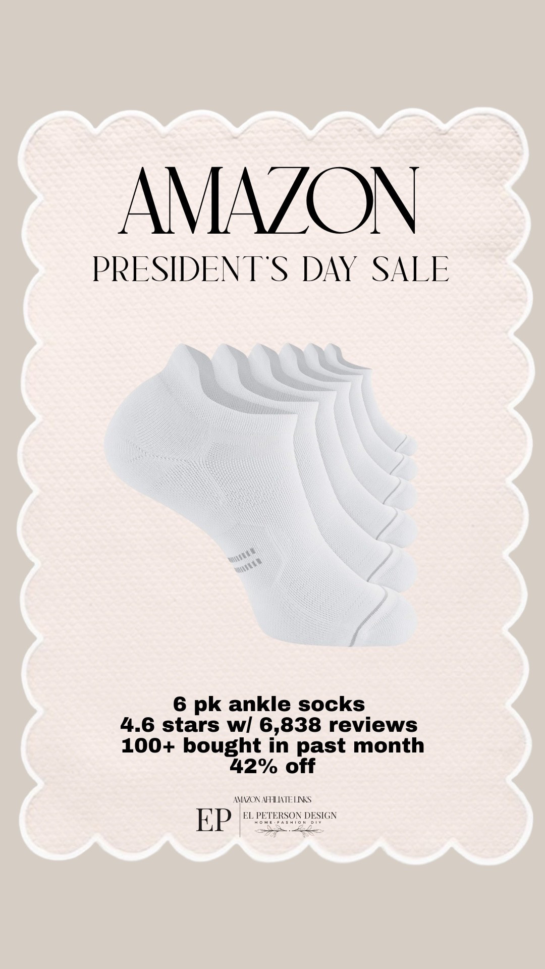 Amazon Presidents Day Sale
Socks 

#LTKSaleAlert