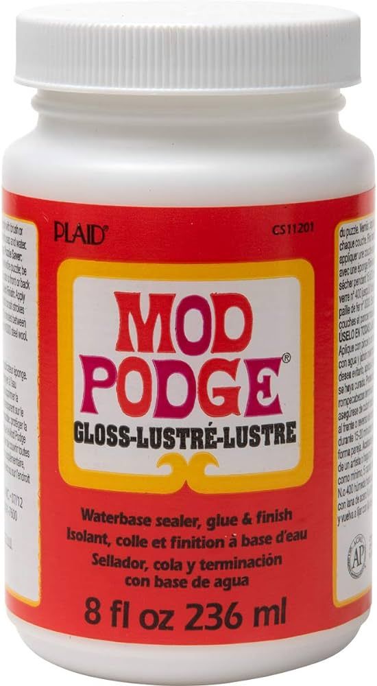 Mod Podge Gloss Sealer, Glue & Finish: All-in-One Craft Solution- Quick Dry, Easy Clean, for Wood... | Amazon (US)