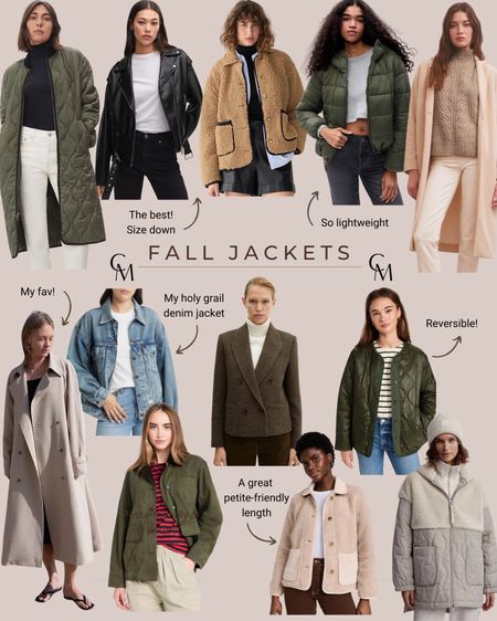 Fall jackets I own and recommend! Lots on sale right now  

#LTKSeasonal #LTKCyberWeek #LTKsalealert