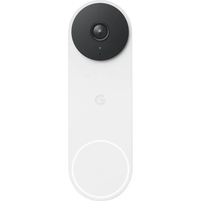 Google Nest Doorbell (Wired, 2nd gen) - Video Doorbell Camera - Doorbell Security Camera - Snow | Walmart (US)