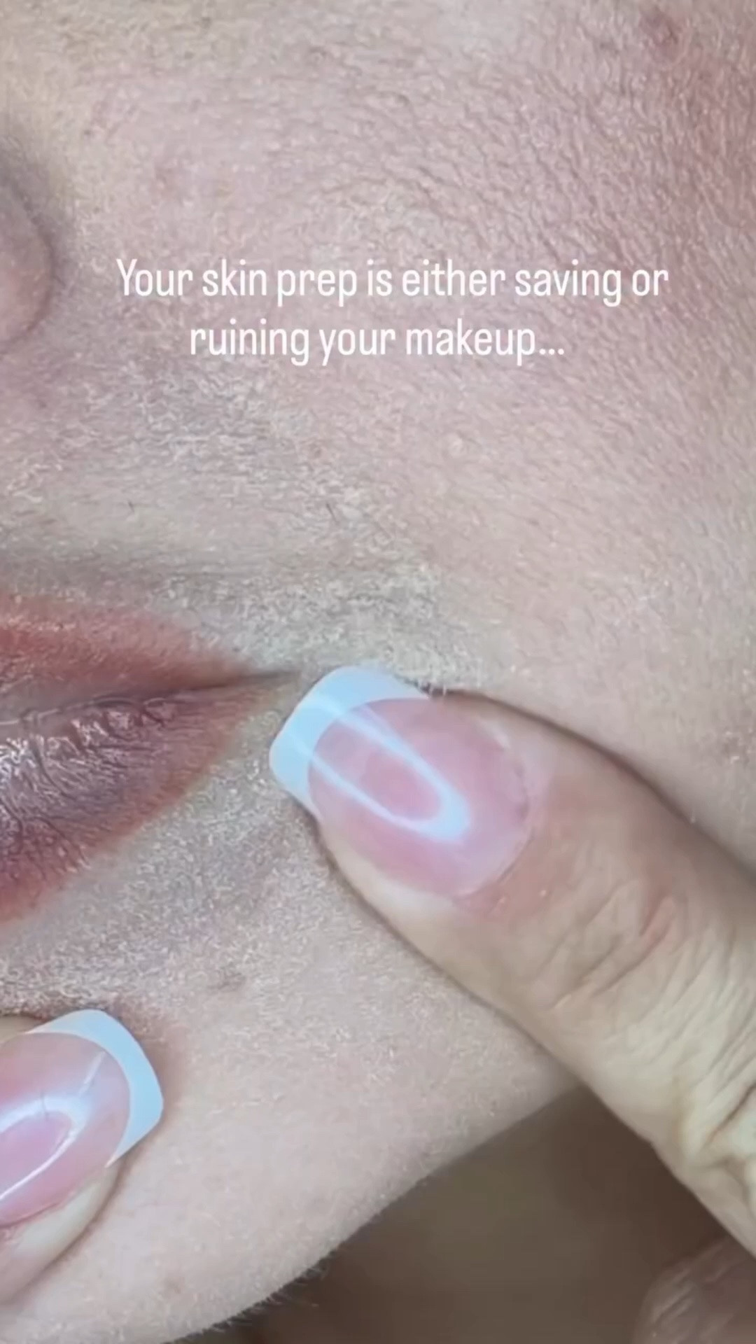 A smooth makeup look starts before foundation 🤍

Apply a hydrating serum first, then a good moisturizer + eye cream to keep the under eyes from looking dry or creasy.
Follow with a primer bonus points SPF
Then go in with a light layer of foundation instead of applying too much product at once.

Your makeup will look softer, healthier & way more skin-like