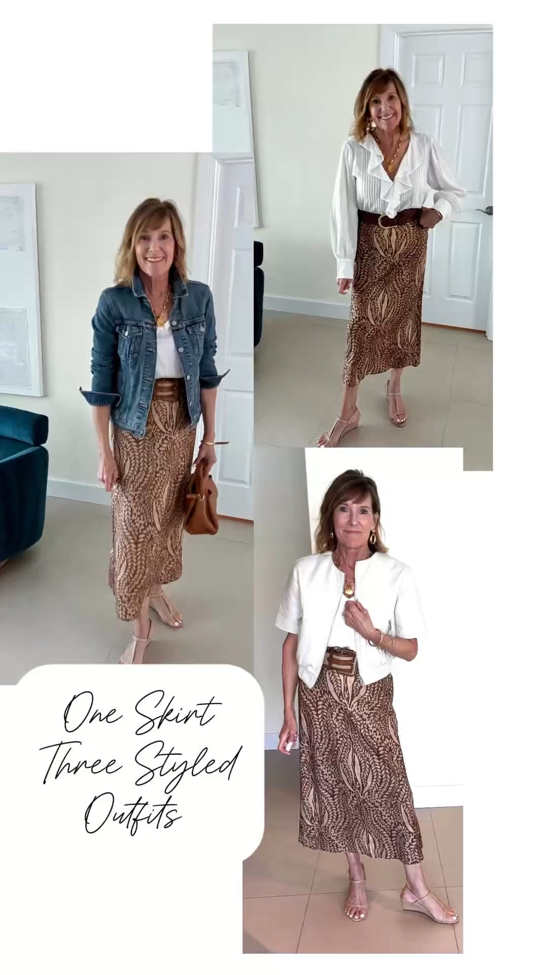 Love the versatility of this skirt.  It’s great for so many Spring moments.   
We’ve linked everything below!!

#LTKgrwm #LTKWorkwear #LTKootd