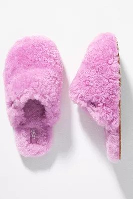 UGG Maxi Curly Slide Slippers | Anthropologie (US)