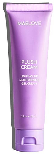 MAELOVE Plush Cream Lightweight Moisturizer, Unscented Hydrating Face Cream with Squalane, Hyaluronic Acid, For Oily and Sensitive Skin, Vegan, Made in USA, 2.0 fl oz | Amazon (US)