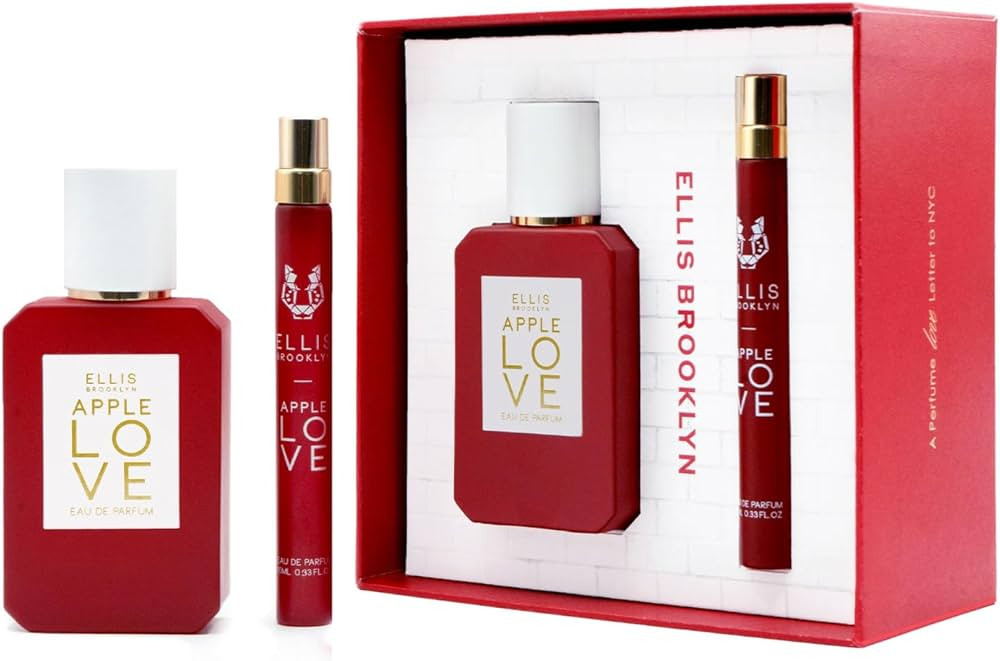 Ellis Brooklyn APPLE LOVE Eau De Parfum Gift Set- Perfume for Women, Amber Gourmand, Apple Scente... | Amazon (US)