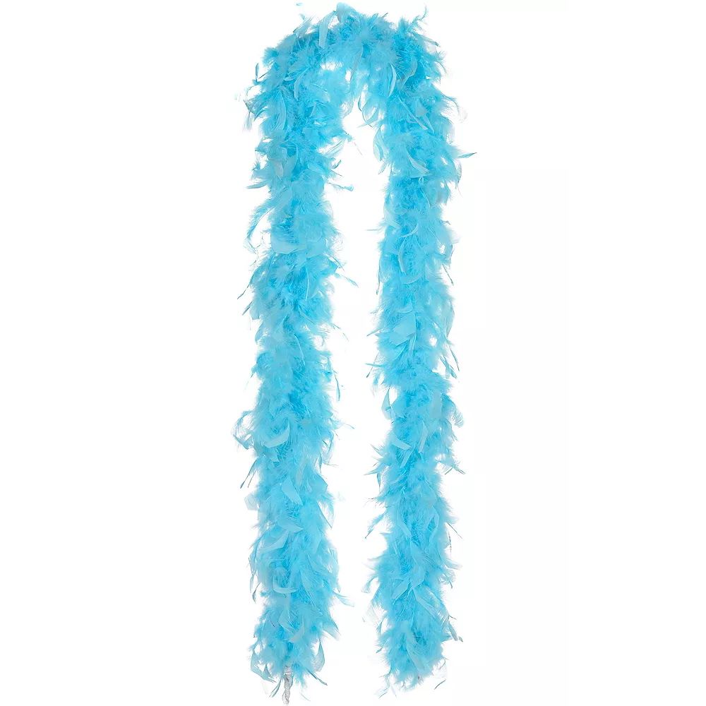 Turquoise Feather Boa 72in | Party City