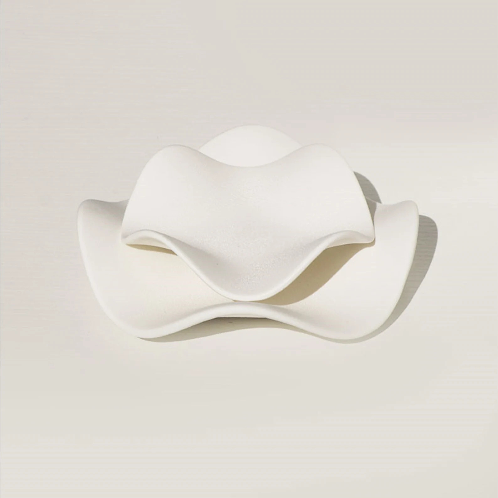 Wave Ceramic Decorative Bowl, Minimalist White Storage Plate, Modern Kitchen Home Decor, Scandina... | Etsy (US)