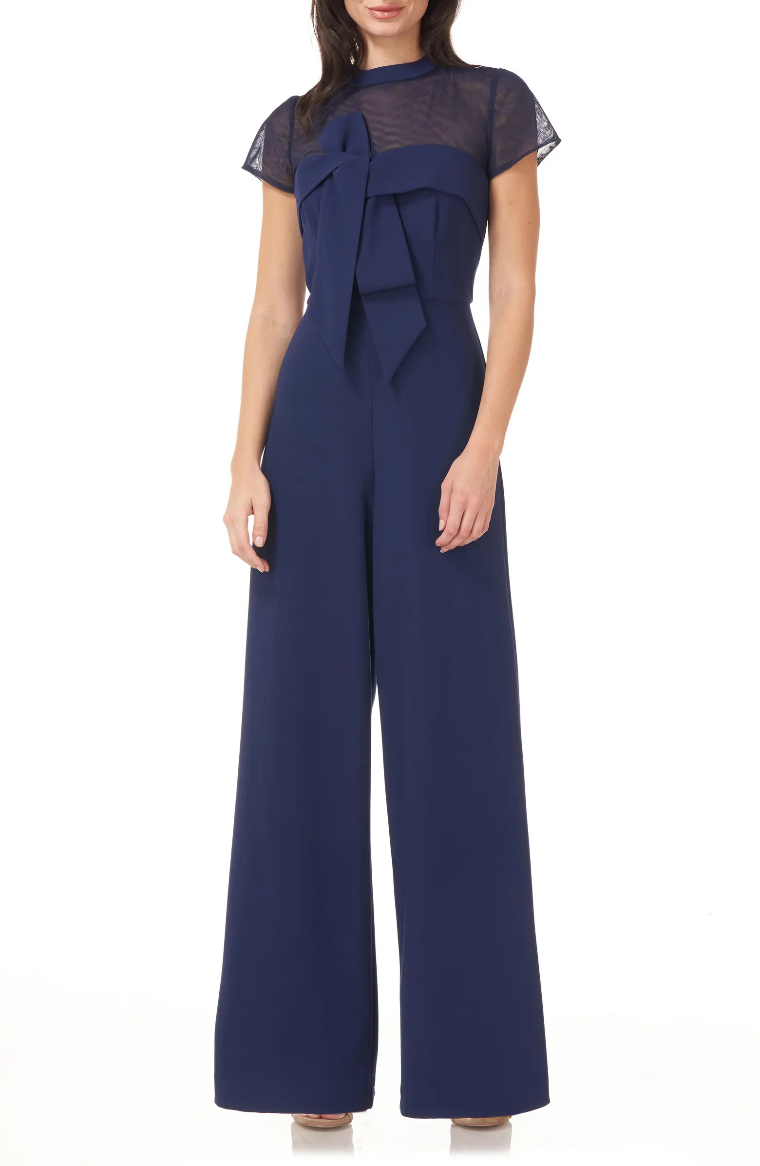 Stretch Crepe Jumpsuit | Nordstrom