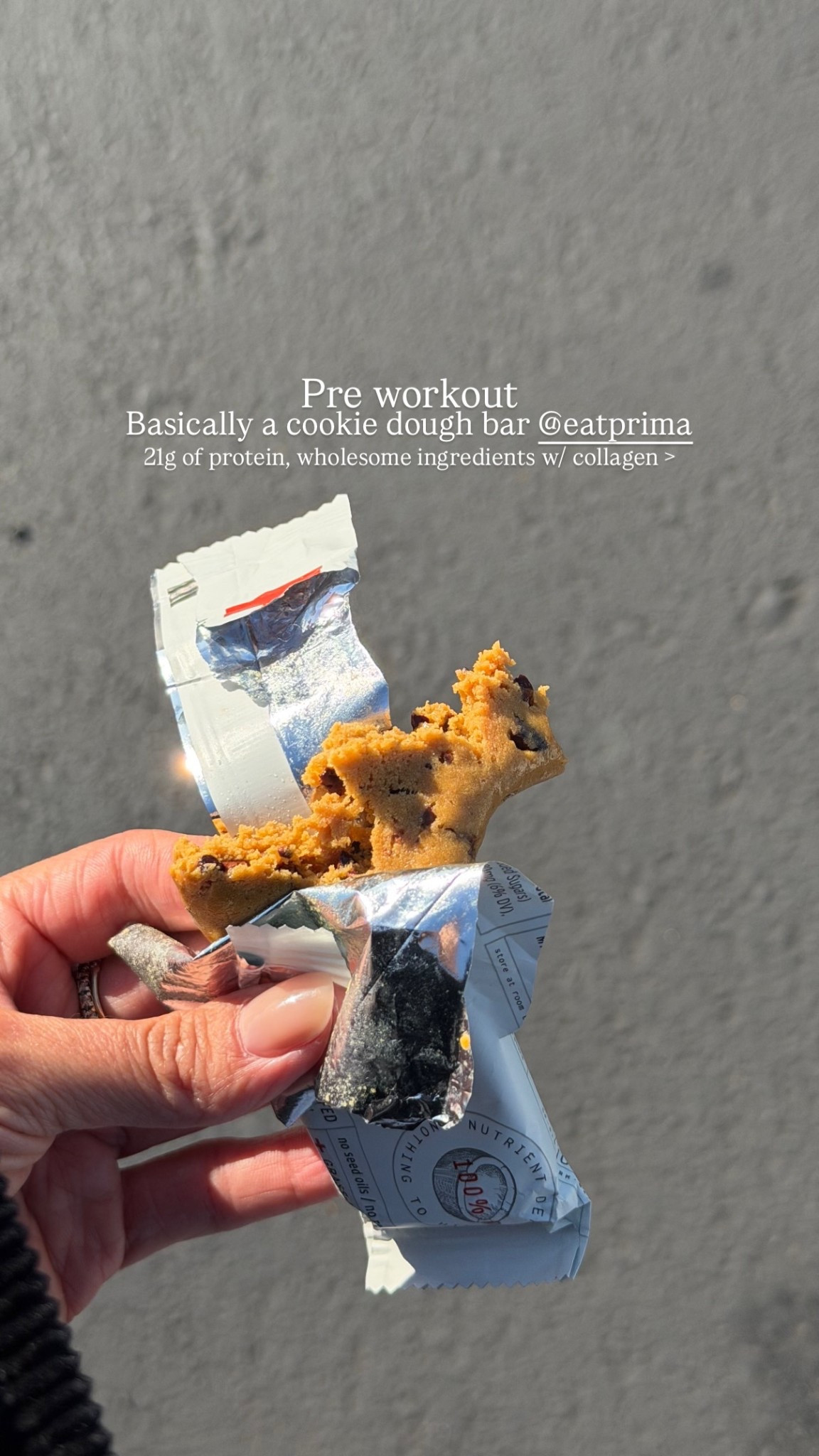 Basically a cookie dough bar with wholesome ingredients — my new fav pre workout 

#LTKActive #LTKdayinmylife #LTKfitnessgoals