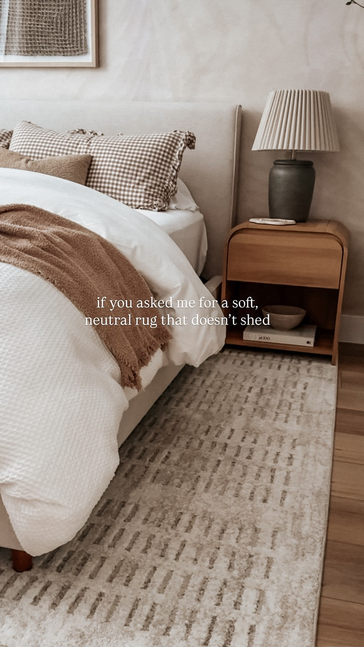 my most recommended rug 🤎 

Soft, low maintenance, and works in any space



#cozyhome #cozyvibes #bedroominspo #rug

#LTKHome