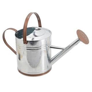 Arcadia Garden Products Classic 2.6 Gal. Chrome Metal Watering Can WC14 - The Home Depot | The Home Depot