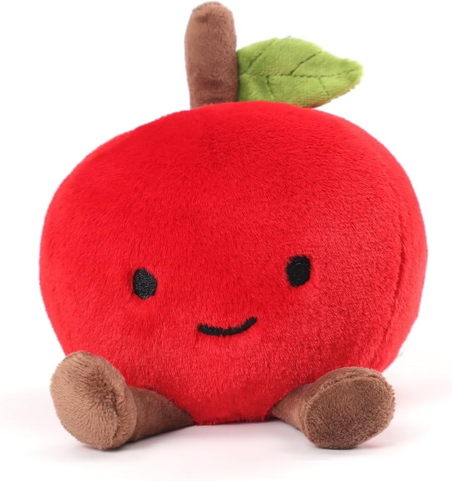RECUR Apple Fruit Stuffed Animals Toy,Soft Fruit Plush,Cute Apple Plushie 8 Inches,Adorable Gift ... | Amazon (US)
