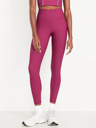 High-Waisted PowerSoft 7/8 Pocket Leggings | Old Navy (US)