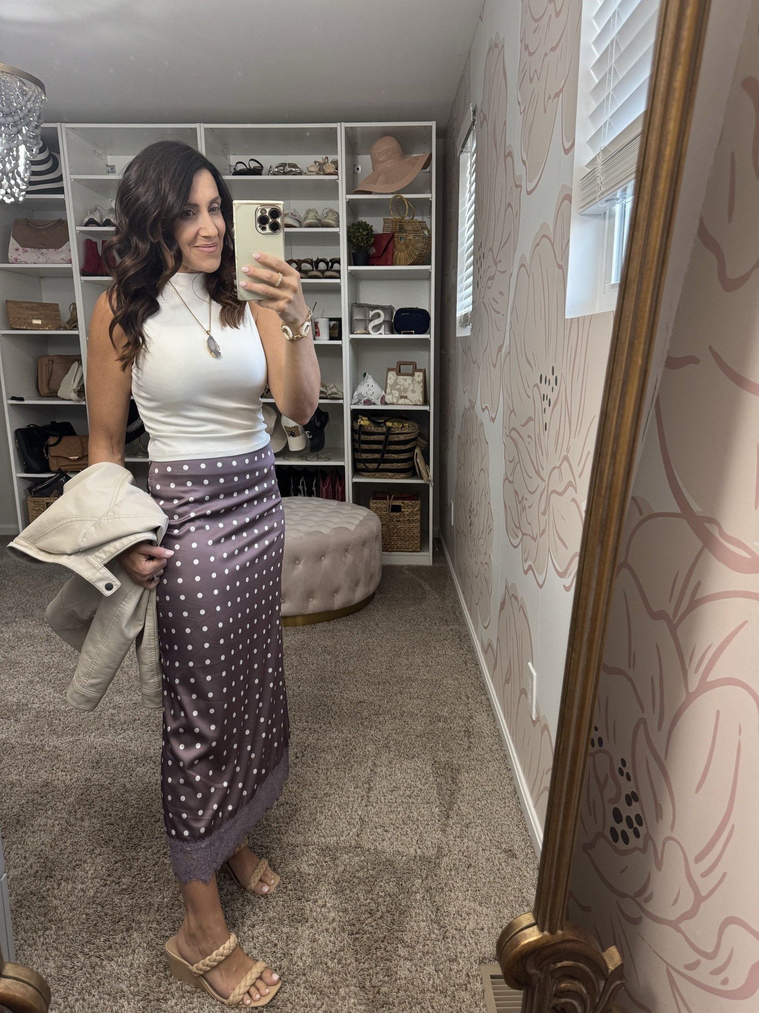 Transition outfits.  Date night. Silk skirt. Spring outfit 

#LTKOver40 #LTKSeasonal #LTKdayinmylife