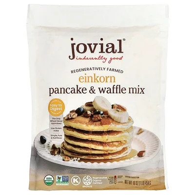 Jovial, Einkorn Pancake & Waffle Mix, 16 oz (454 g) | iHerb